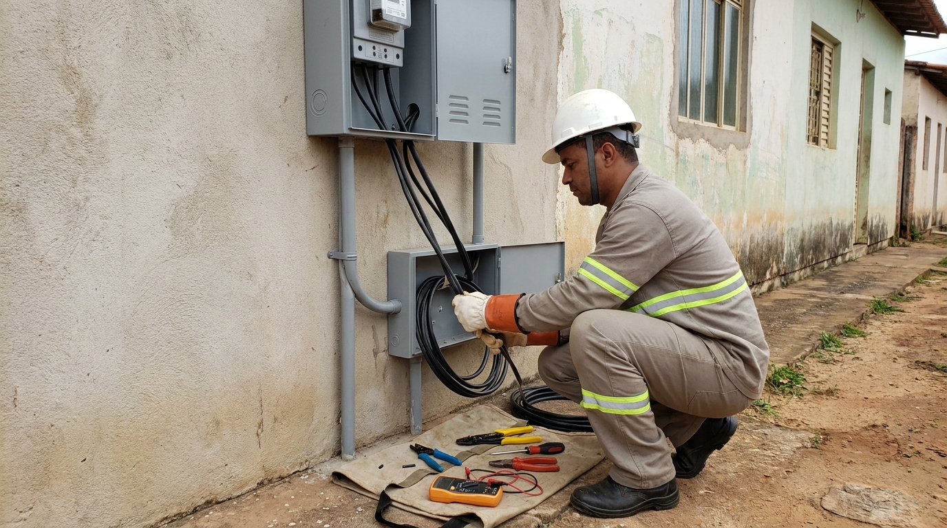 Troca de padrao de energia em Recife‑PE